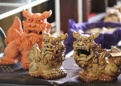 Shisa comes in all sizes and colors.
